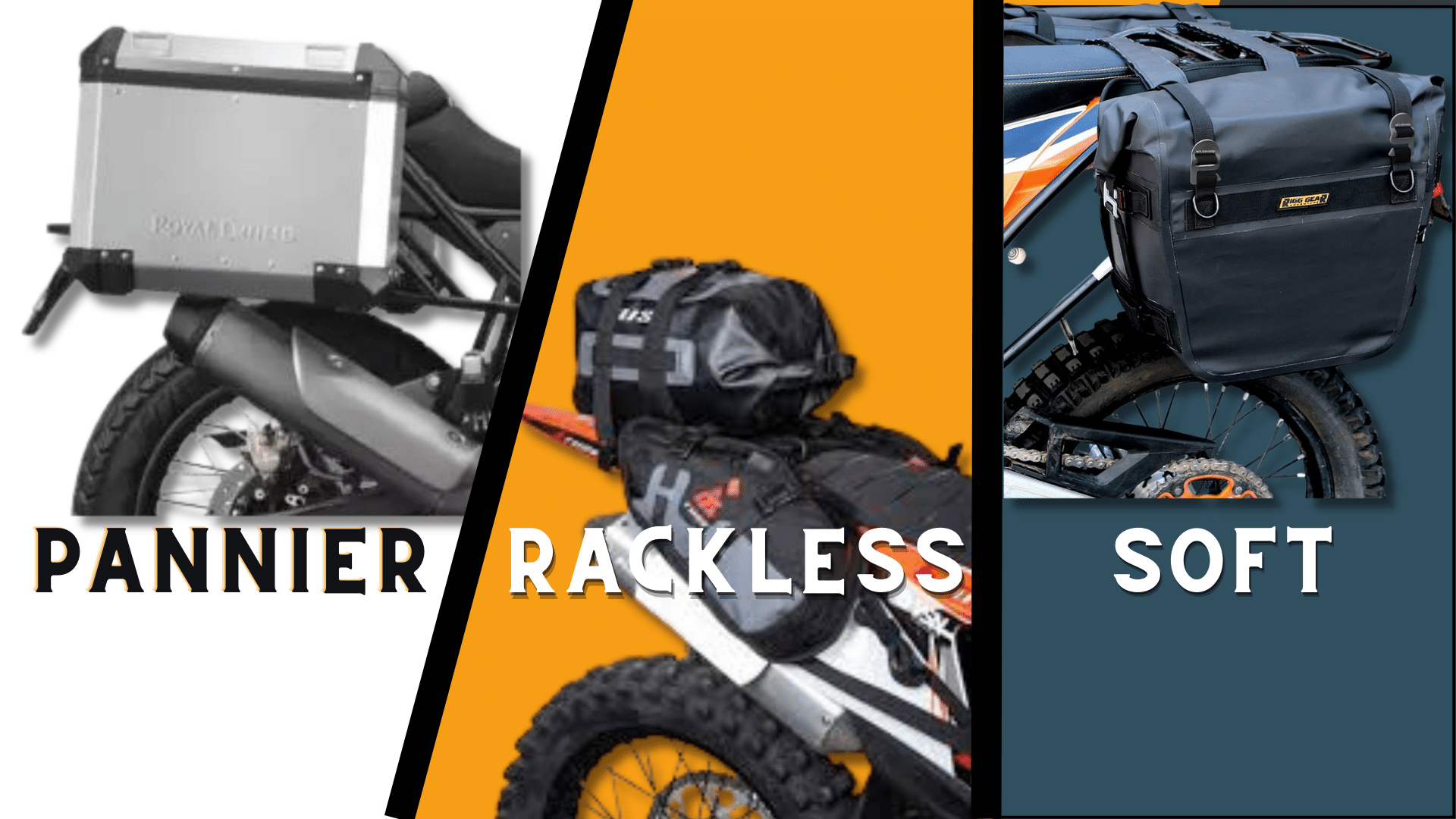 Affordable Adventure Motorcycle Saddlebags